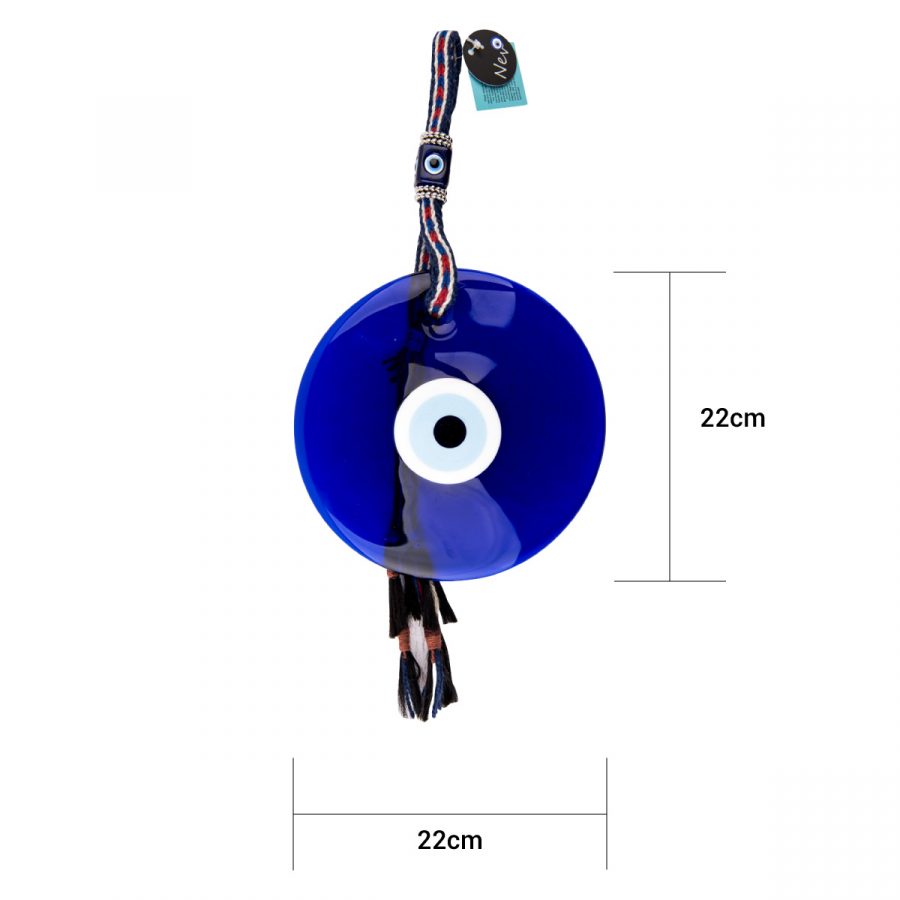 Büyük Nazarlı Duvar Süsü ( 22 cm.Çap ) - Görsel 2